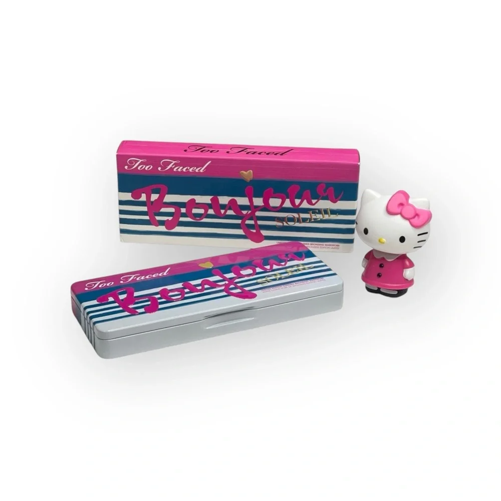 Deadstock: new Too Faced ㋛ Bonjour Soleil Bronzer Wardrobe Palette ㋛ Snow Bunny